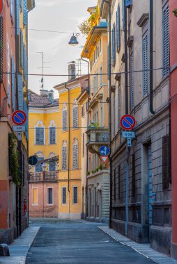 İtalyan kenti Modena 'daki tarihi bina.