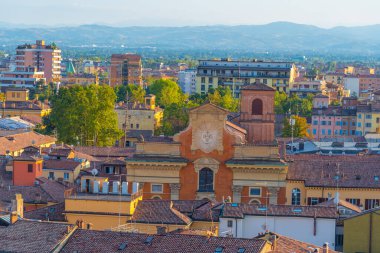 İtalyan kenti Modena 'nın hava manzarası.