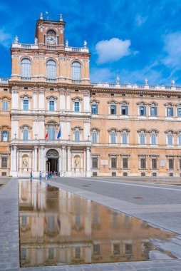 İtalyan kenti Modena 'daki Palazzo Ducale Sarayı.