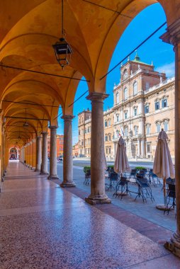 Palazzo Ducale İtalyan kenti Modena 'daki bir atari salonundan izlendi..