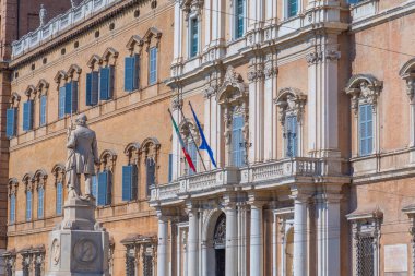 İtalyan kenti Modena 'daki Palazzo Ducale Sarayı.
