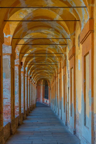 Portico Leading Sanctuary Madonna San Luca Bologna Italy — Stock Photo, Image