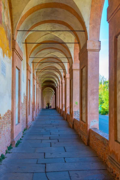 Portico Leidt Naar Sanctuary Madonna San Luca Bologna Italië — Stockfoto