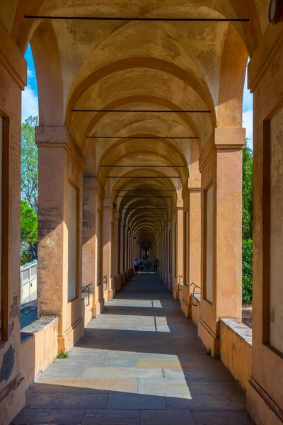 Portico Que Conduce Santuario Madonna San Luca Bolonia Italia — Foto de Stock
