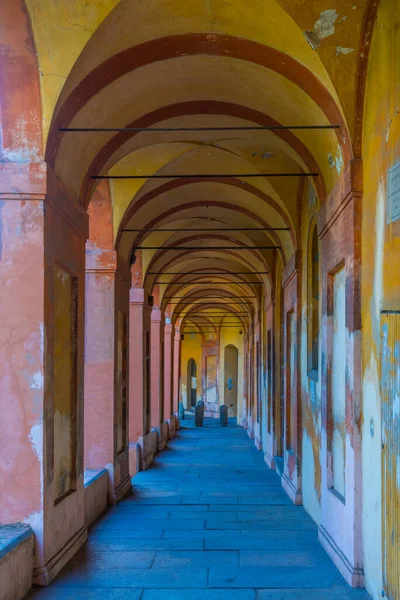 Portico Leading Sanctuary Madonna San Luca Bologna Italy — Stock Photo, Image