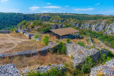 Bulgaristan 'daki Cherven kalesinin kalıntıları.