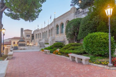 San Marino 'daki Modern Sanat Galerisinin Gündoğumu.