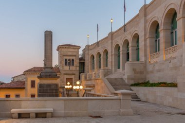 San Marino 'daki Modern Sanat Galerisinin Gündoğumu.