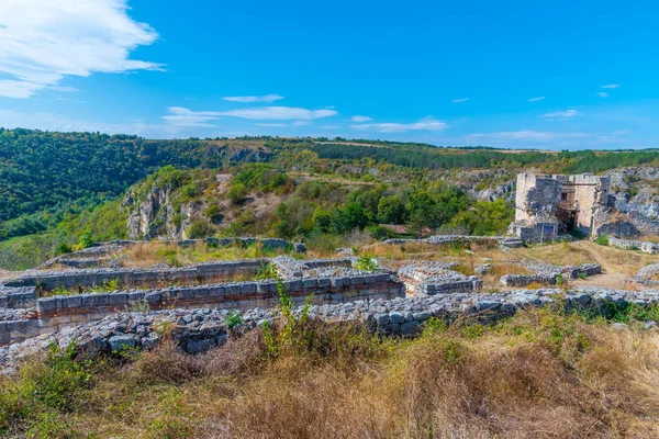 Bulgaristan 'daki Cherven kalesinin kalıntıları.