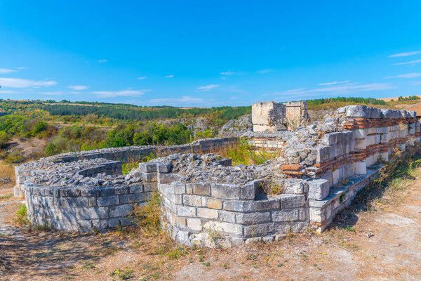 Ruins of Cherven fortress in Bulgaria.