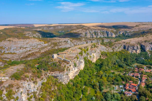 Bulgaristan 'daki Cherven kalesinin kalıntıları.