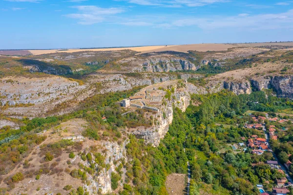 Bulgaristan 'daki Cherven kalesinin kalıntıları.