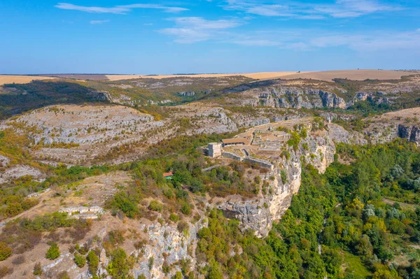 Bulgaristan 'daki Cherven kalesinin kalıntıları.