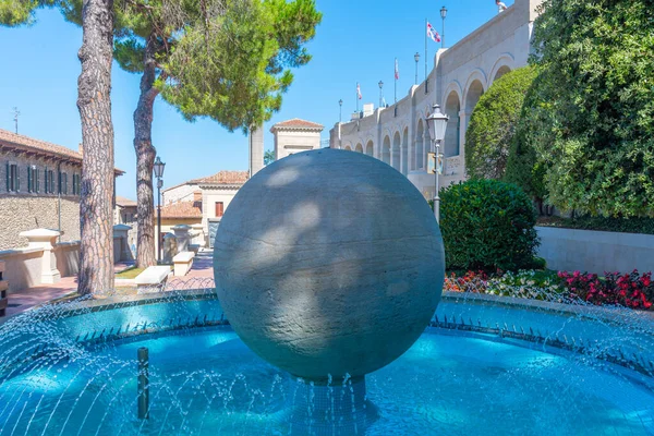 San Marino 'daki modern sanat galerisi.