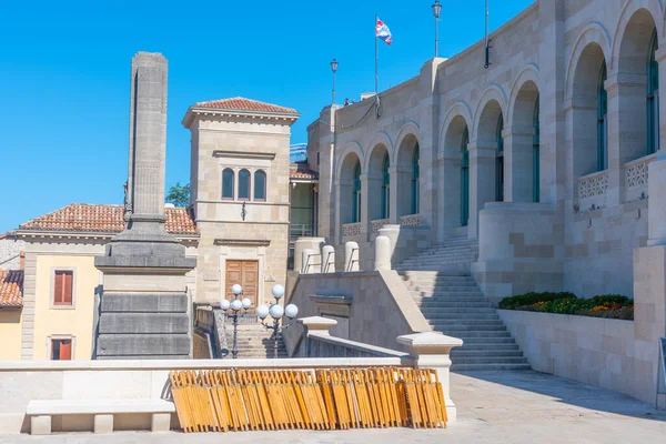 San Marino 'daki modern sanat galerisi.