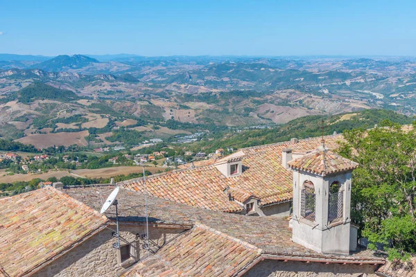 San Marino havadan görünümü.