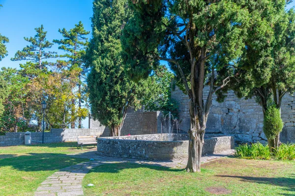 San Marino 'daki Orti Borghesi Bahçesi.