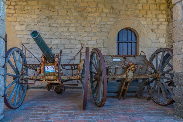 Guaita 'daki toplar - San Marino' nun Birinci Kulesi.
