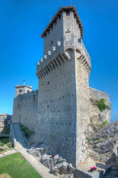 Guaita Primeira Torre San Marino — Fotografia de Stock