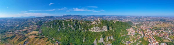 Blick Auf San Marino Und Die Umliegende Landschaft — Stockfoto