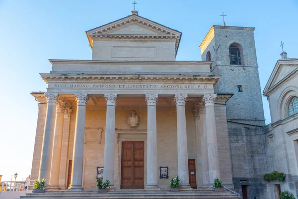 Basilica di San Marino. Katolik Kilisesi San Marino Cumhuriyeti.