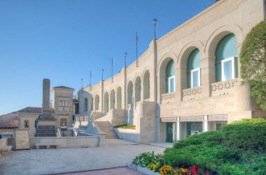 San Marino 'daki modern sanat galerisi.