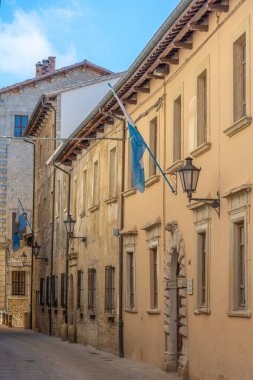 Citta di San Marino 'daki Dar Sokak.