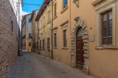 Citta di San Marino 'daki Dar Sokak.