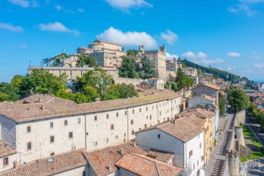 San Marino 'nun havadan görünüşü.