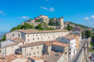 San Marino 'nun havadan görünüşü.