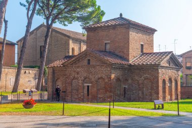 Mausoleo di Galla Placidia İtalyan kenti Ravenna 'da.