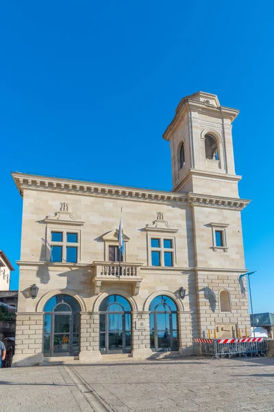 View Historical Building Situated Piazza Della Liberta Republic San Marino — 스톡 사진