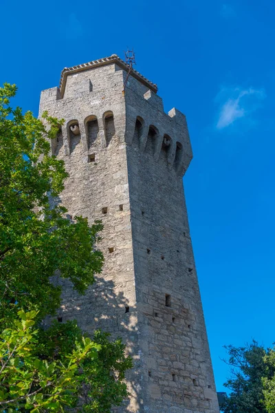 Montale Harmadik San Marino Torony Képe — Stock Fotó