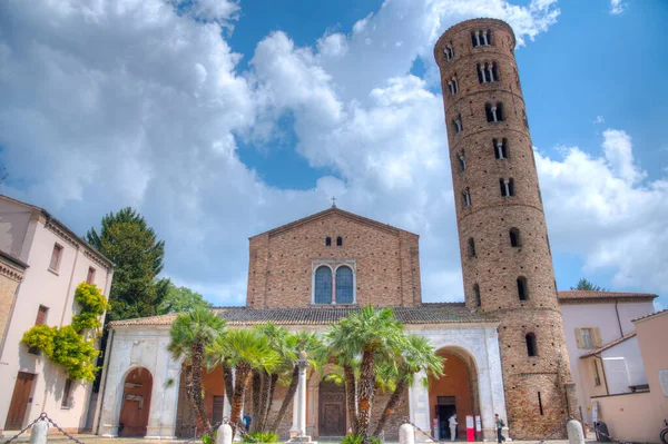 Βασιλική Του Sant Apollinare Nuovo Στην Ιταλική Πόλη Ravenna — Φωτογραφία Αρχείου