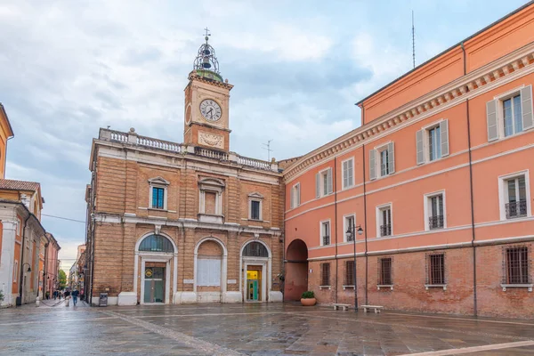 Piazza Del Popolo Στην Ιταλική Πόλη Ravenna — Φωτογραφία Αρχείου