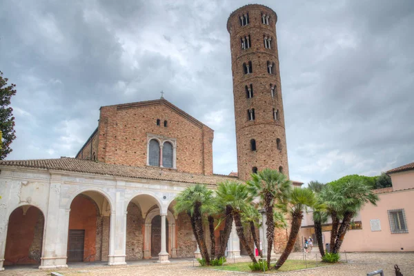 Βασιλική Του Sant Apollinare Nuovo Στην Ιταλική Πόλη Ravenna — Φωτογραφία Αρχείου