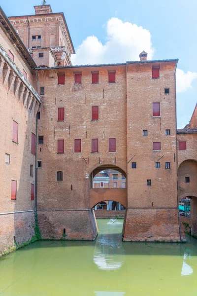 Castello Estense Cidade Italiana Ferrara — Fotografia de Stock