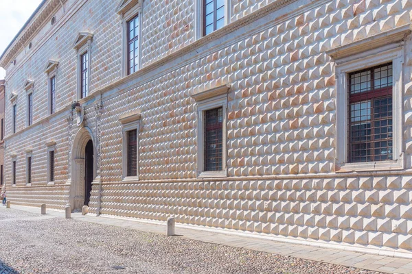 Palazzo Dei Diamanti Itt Olaszország Ferrara — Stock Fotó