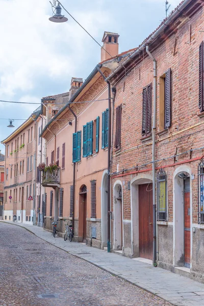 Talya Nın Ferrara Kentindeki Tarihi Evler — Stok fotoğraf