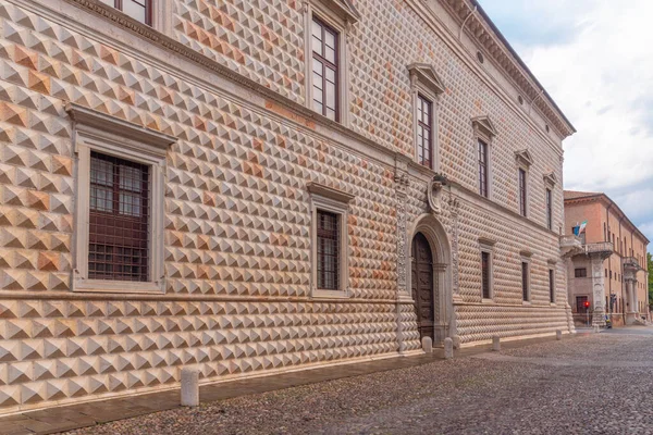 Palazzo Dei Diamanti Ferrara — Foto Stock