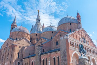 Basilica di Sant'Antonio in Italian town Padua. clipart