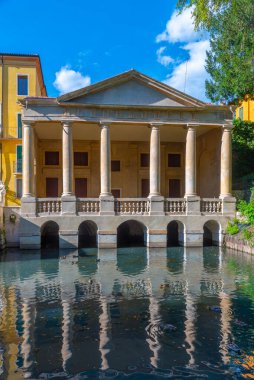 Loggia Valmarana İtalyan kasabası Vicenza 'da.