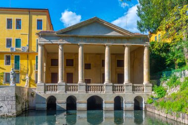 Loggia Valmarana İtalyan kasabası Vicenza 'da.