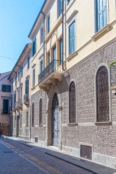 Исторические Дома Старом Городе Падуи Италии — стоковое фото