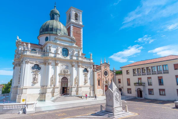View Sanctuary Madonna Monte Berico Italian Town Vicenza — ストック写真