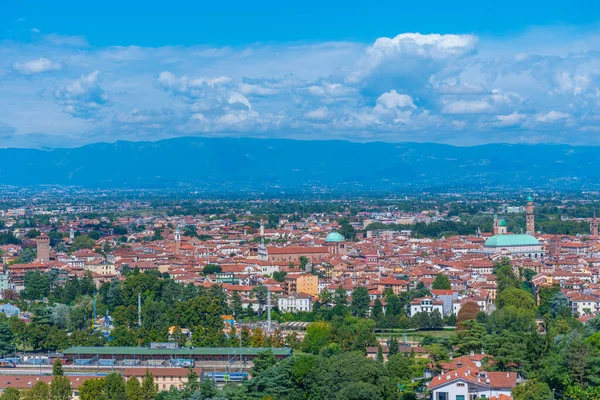 Vista Aérea Cidade Velha Vicenza Itália — Fotografia de Stock