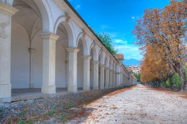 Arcade Que Conduce Santuario Madonna Monte Berico Ciudad Italiana Vicenza — Foto de Stock