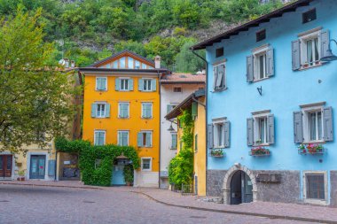 İtalya 'nın Trento kentinde Piazza di Piedicastello.
