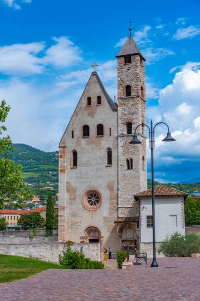 Iglesia Chiesa Sant Apollinare Ciudad Italiana Trento — Foto de Stock