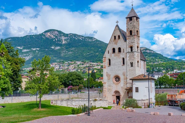 Eglise Chiesa Sant Apollinare Dans Ville Italienne Trente — Photo